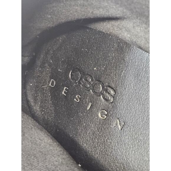 ASOS DESIGN Julee Flatform Espadrilles BLACK Women Size 8 Platform Sandals - Picture 7 of 8